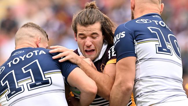 Patrick Carrigan has been in strong form for the Broncos. Picture: Dan Peled/Getty Images