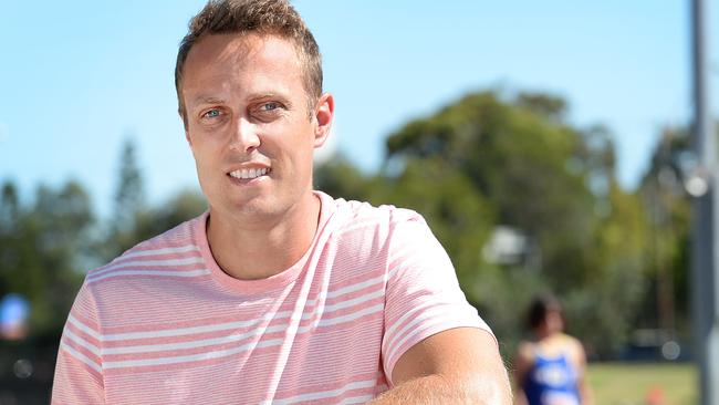 Sydney Olympian Matt Shirvington has made a smooth transition to the commentary box as a rugby league host for Fox Sports.