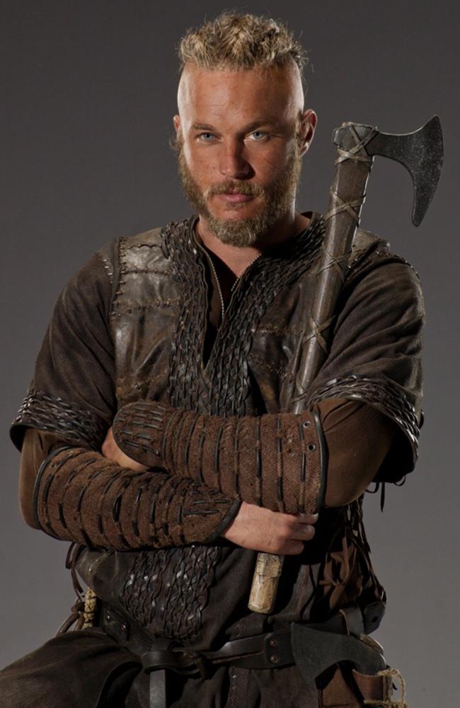 In 2013, Travis shot to international fame when he starred in the Netflix series “Vikings” as Ragnar Lothbrok. Picture: SBS