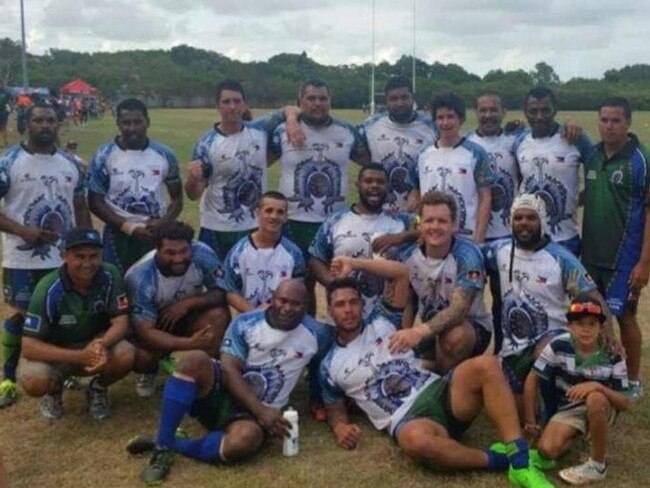 The Kanak Kebile side pictured ahead of its first carnival in 2013. Wes Smith, Zac Seden, and PJ all featured in this team. Picture: Supplied.