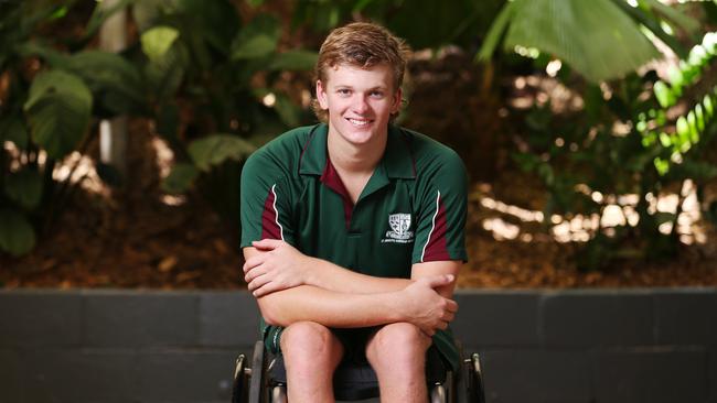 Grade 12 St Mary's student Joel Mundie is in the Australian Para-Swimming Development Squad. Picture: Brendan Radke