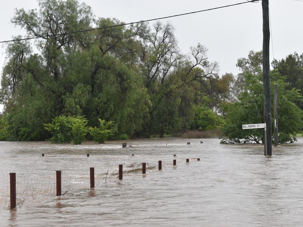 The Bureau of Meteorology issued major flood warnings for Macintyre and Dumaresq, Condamine and Balonne, and Dawson and Warrego. Picture Jessica Paul/Warwick Daily News