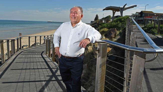 Sustainable Infrastructure Systems associate director Luigi Rossi at the Henley Beach beach access project previously delivered by SIS. Picture: Tom Huntley