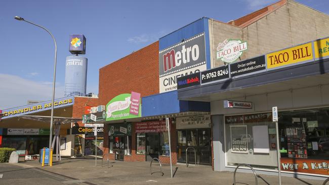 Like most centres, the Boronia shopping precinct has been quiet during the lockdown period. Picture: Wayne Taylor