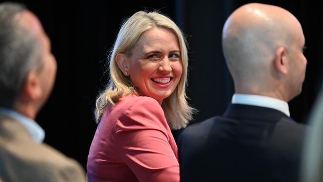 Former Queensland Tourism and State Development Minister Kate Jones. Picture: NRL Imagery