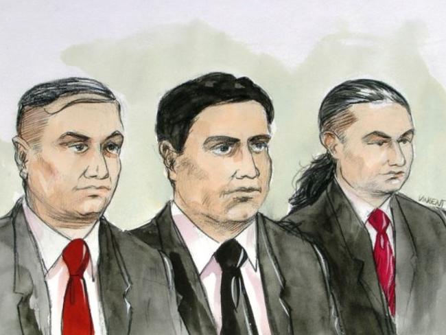 In the dock: Farhad, Jamil and Mumtaz Qaumi on trial