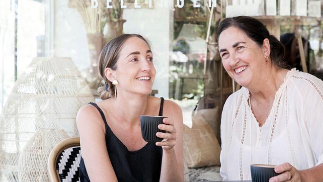 Elyse Wright (left) and Jenni Bienefelt have created a social space within their cafe.