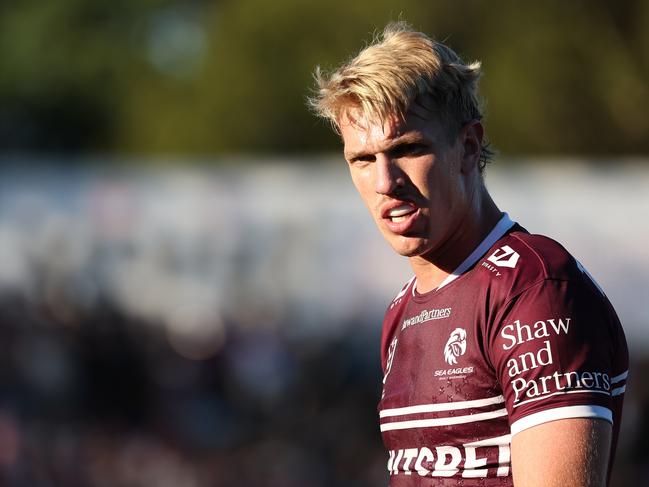 Ben Trbojevic is back to the bench for the Sea Eagles. Picture: Jeremy Ng/Getty Images