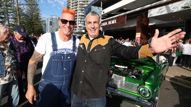 Steve Cordon and Jack Brottier at Cooly Rocks On festival. Picture: Annette Dew