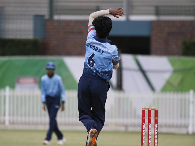 Leon Cooray took the first wicket of the grand final. Picture Warren Gannon Photography