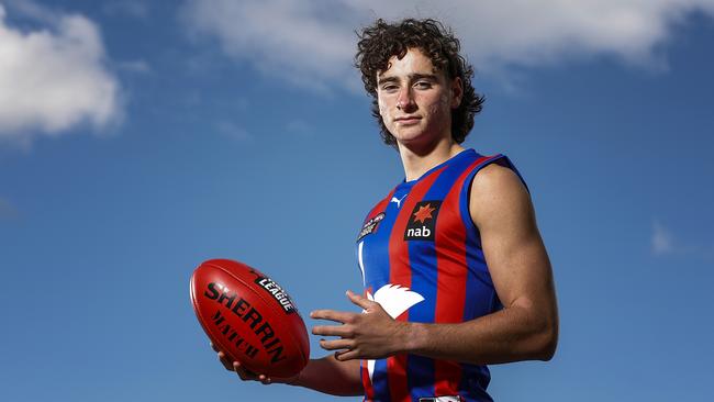 Elijah Tsatas had 36 disposals in Round 2, Picture: Daniel Pockett/AFL Photos