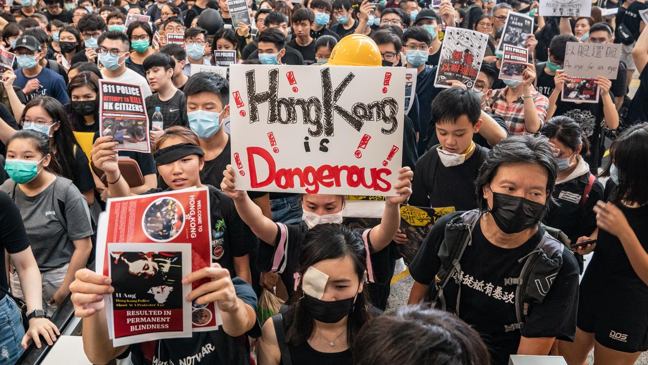 The Hong Kong people have been protesting for more than ten weeks straight.