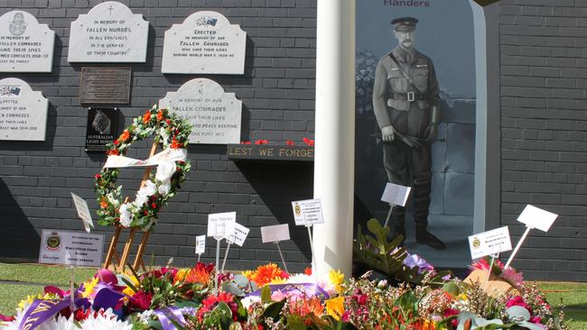 A history of treachery repeated: Wreaths laid at the Maryborough RSL memorial garden for Vietnam Veterans Day in the shadow of Afghanistan.