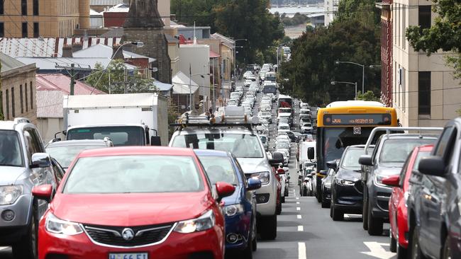 We must dig deep to solve Hobart’s traffic woes, writes Madeleine Ogilvie. Picture: NIKKI DAVIS-JONES