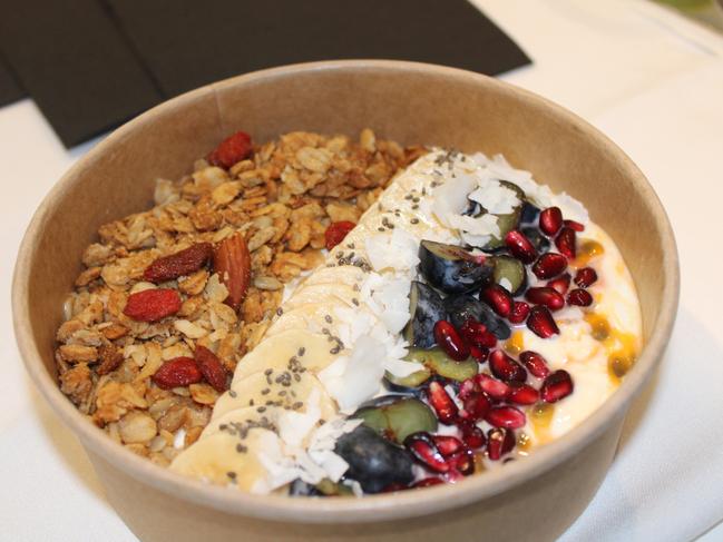 Buddha bowls and other gourmet snacks will be available to mums in the private maternity ward at Northern Beaches Hospital. Picture: Supplied.