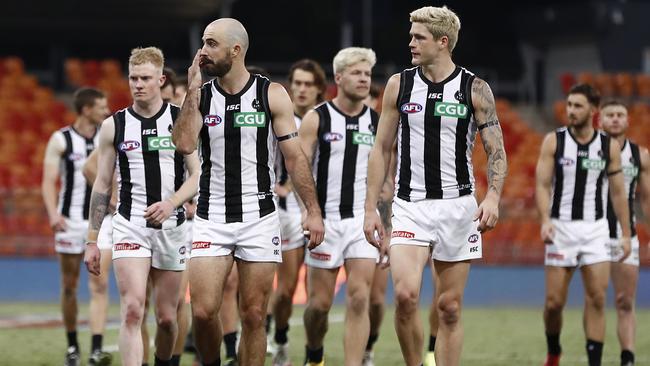 Steele Sidebottom was suspended for four weeks for breaching the AFL’s COVID-19 protocols. Picture: Getty