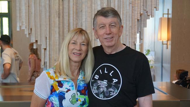 Perth-based prostate cancer survivor Ken Bezant with his wife Nola.