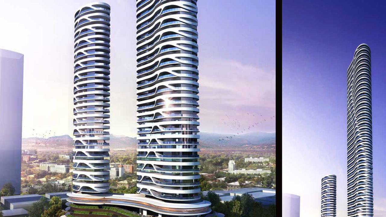 Cienna development, an 88 storey/40 storey two-tower development planned for Southport