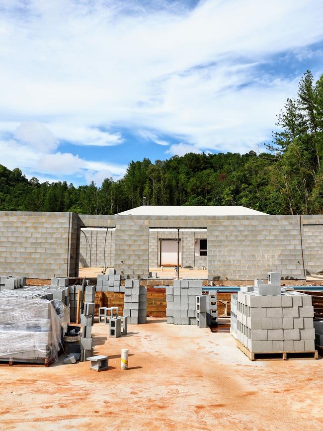 Builders and tradesworkers are becoming increasingly vigilant about the real chance of theft on work sites, as theives target building sites for copper. New houses under construction in a new estate at Freshwater. Picture: Brendan Radke