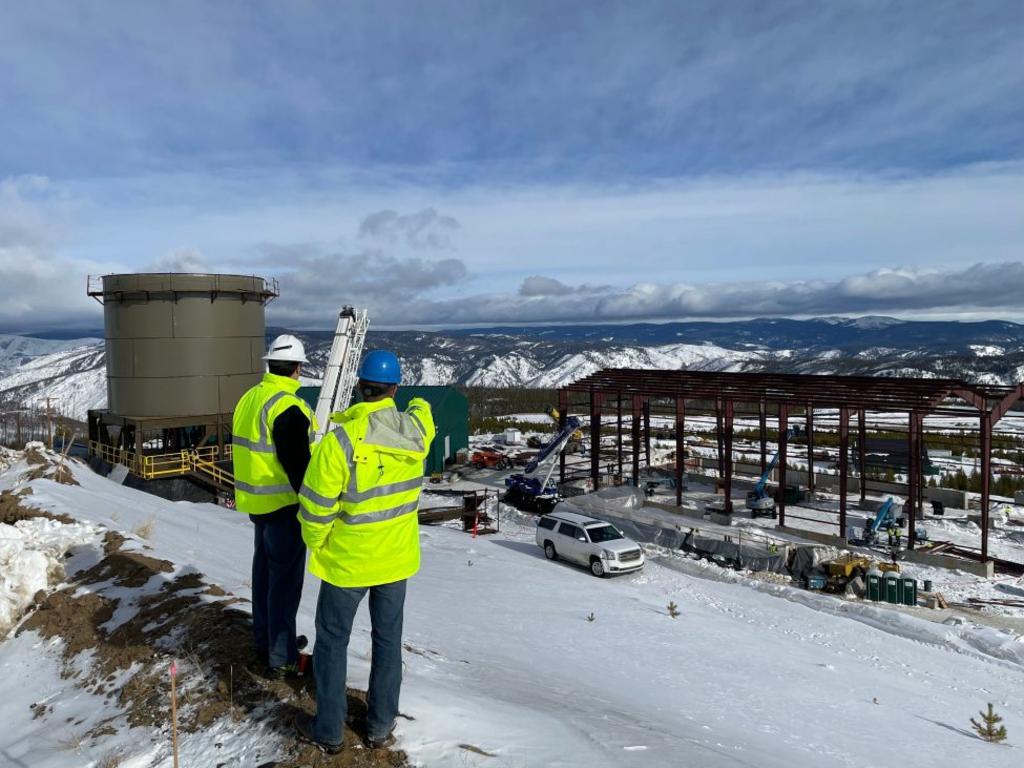 Construction work on Jervois’s cobalt mine in Idaho. Picture: Supplied