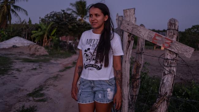 Cibele Florencio, 24, at home in Rio Grande do Norte state, Brazil. Picture: Maria Magdalena Arrellaga for The Wall Street Journal