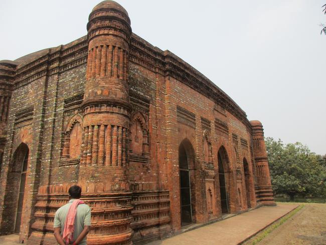 ESCAPE - Travel - ancient city of Gaur ruins in India, on India Unbound tour, 1475 Lotan mosque. Pic Brad Crouch