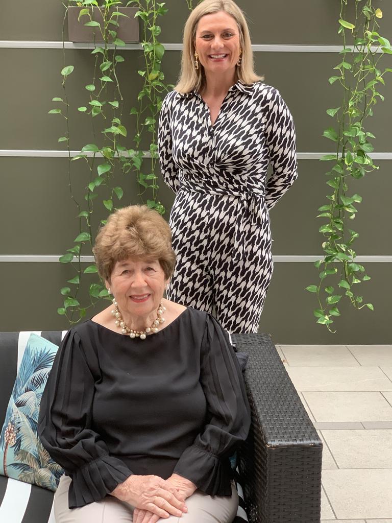 Noosa mayor Clare Stewart with her mum Noelene Sultmann.