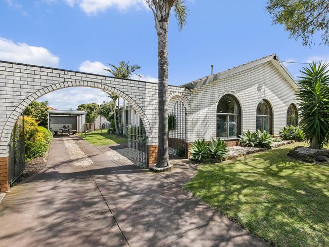 The three-bedroom house at 394 Myers St, East Geelong, sold for $825,000 at auction.