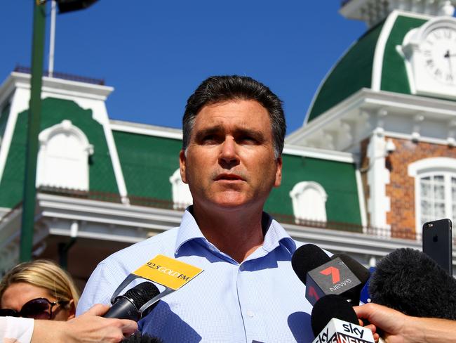 Dreamworld CEO Craig Davidson is shocked by the accident and has committed to supporting the families. Picture: David Clark