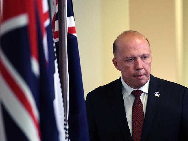 Home Affairs Minister Peter Dutton. Picture: AAP/Dan Peled