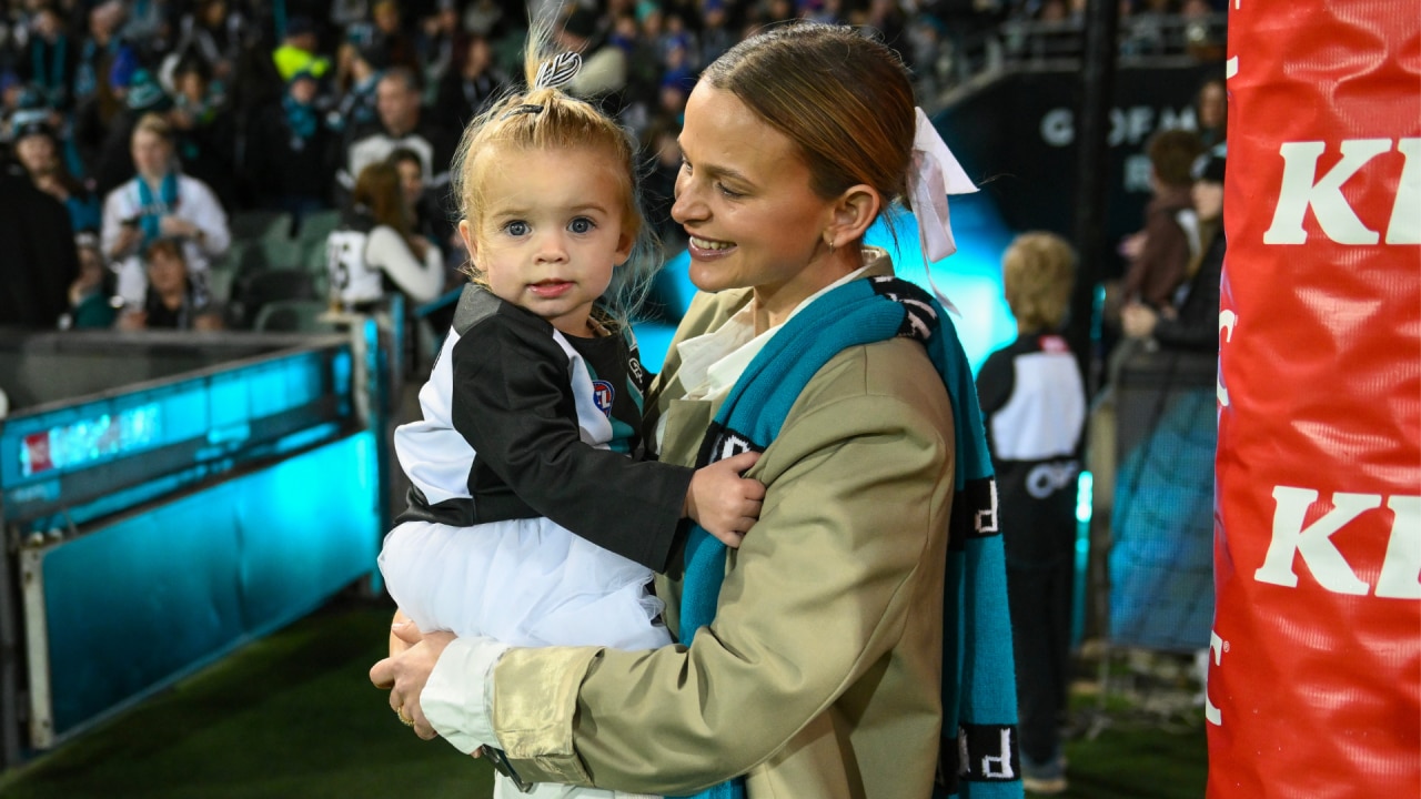 Kellie Finlayson and her daughter, Sophia. Image: Getty