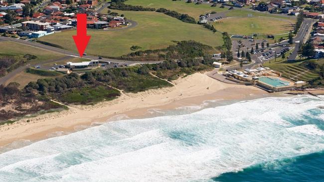 Port Kembla SLSC looks over one of the Illawarra’s best beaches. Picture: Wollongong Council