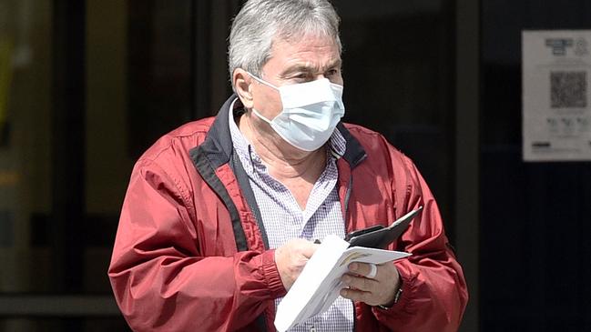 Nikola Talevski told the Coroners Court on Friday he was with a real estate agent from Peco Macevski’s office around noon on the day of the murder. Picture: Andrew Henshaw / NCA NewsWire