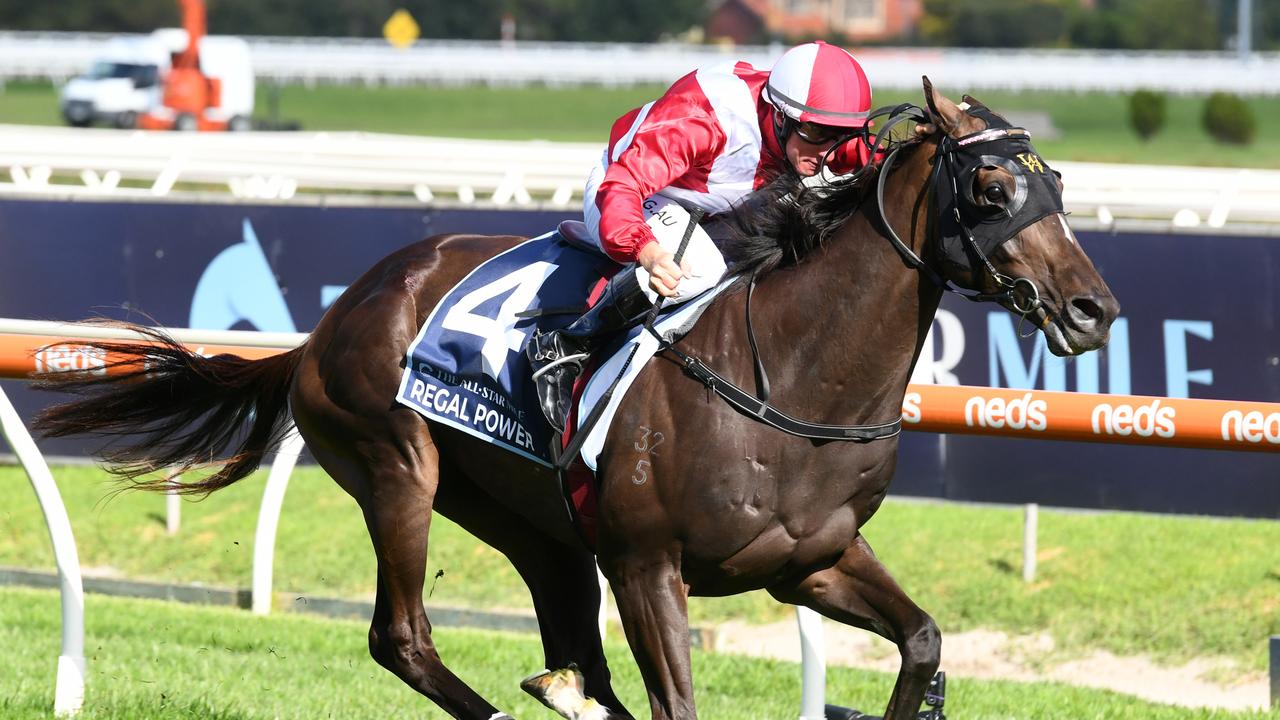 Regal Power is the second favourite in the Kingston Town. Picture: AAP