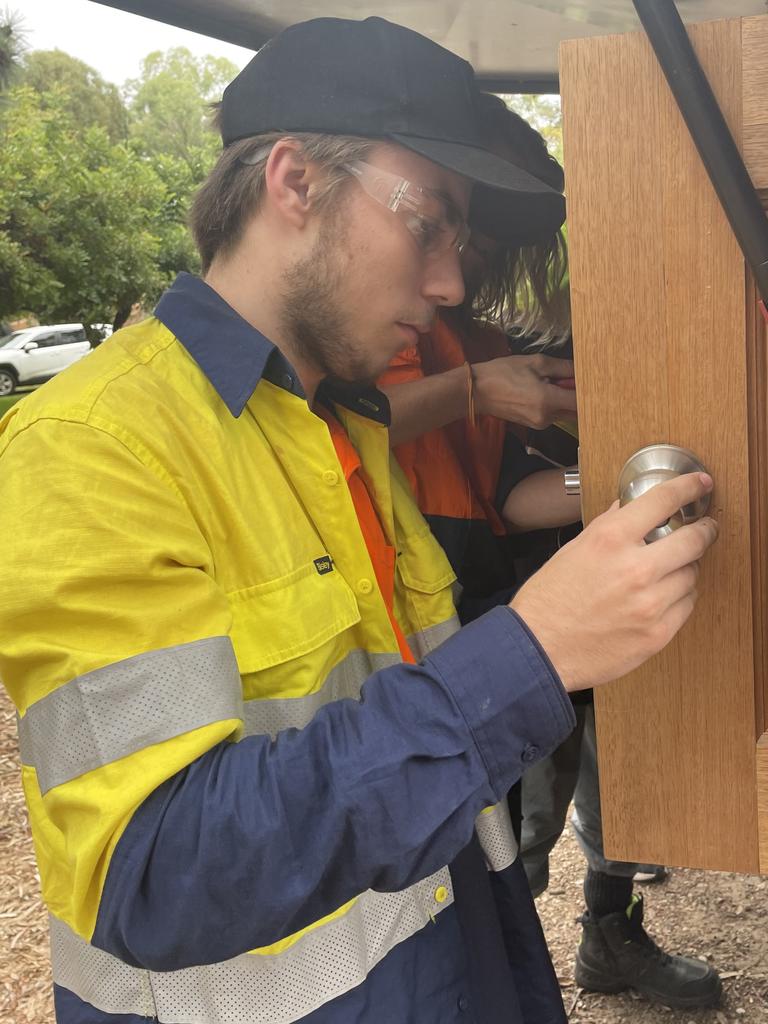 Harry working on a project. Picture: Supplied