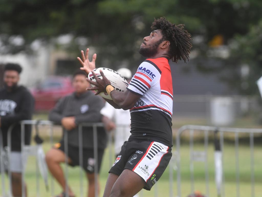 Kirwan State High School hosts St Patrick's College, Mackay, in round 1 of the 2025 Aaron Payne Cup. Picture: Evan Morgan