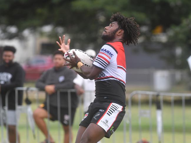 Kirwan State High School hosts St Patrick's College, Mackay, in round 1 of the 2025 Aaron Payne Cup. Picture: Evan Morgan