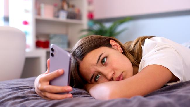 Sixty-two per cent of 14-17 years olds have seen negative online content. Picture: iStock
