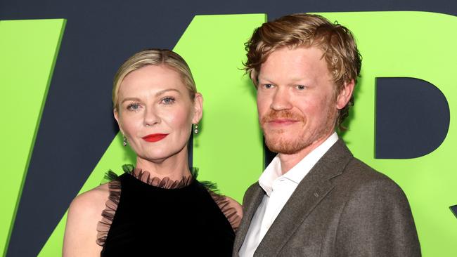 Dunst says she felt “bad” dropping her husband Plemons into the movie’s most brutal role. Picture: Getty