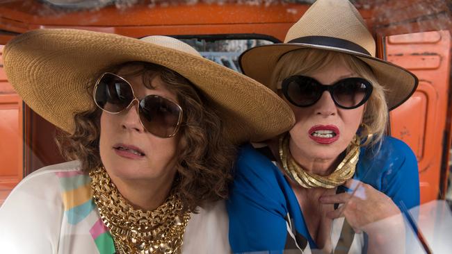 Jennifer Saunders and Joanna Lumley in Absolutely Fabulous: The Movie. Picture: David Appleby