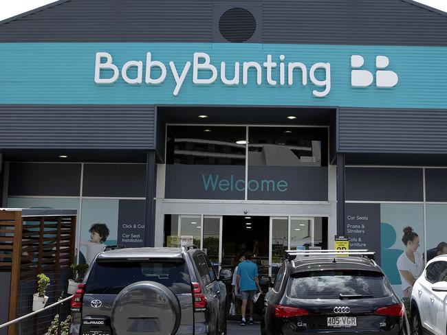 Brisbane AUSTRALIA - NewsWire Photos February 12, 2021: Stock images of Baby Bunting Stores. Picture: NCA NewsWire / Sarah Marshall