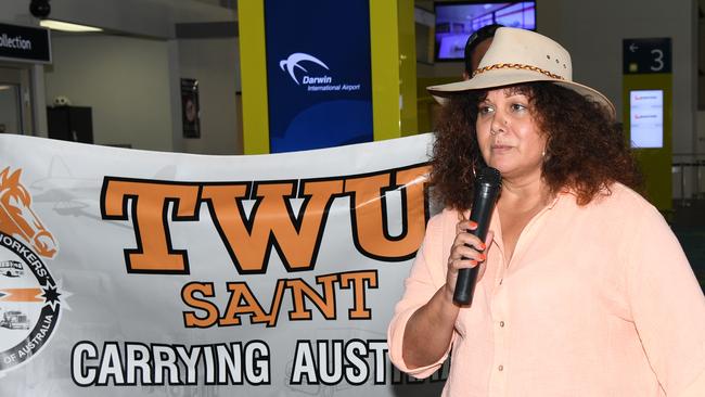 Labor Senator Malarndirri McCarthy said she was not in favour of mandating vaccinations, instead preferring a focus on education. Picture: Katrina Bridgeford.