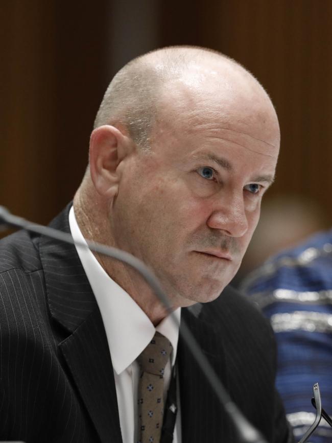 The story included Pezzullo and his counterpart in Defence, Greg Moriarty (pictured), outlining a plan to potentially allow government hackers to “proactively disrupt and covertly remove” onshore cyber threats by “hacking into critical infrastructure.” Picture: Sean Davey