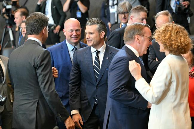 'Countries in there are well exceeding two percent,' Pete Hegseth said after meeting NATO colleagues