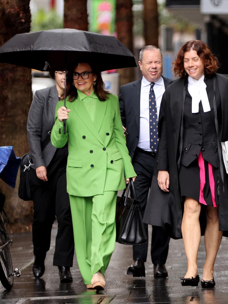 Lisa Wilkinson arriving at the Federal Court on Friday. Picture: NCA NewsWire / Damian Shaw