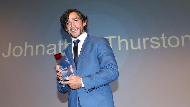 Queensland Australian of the Year winner NRL player Jonathan Thurston says the nation needs to “have a chat’’ about Australia Day.