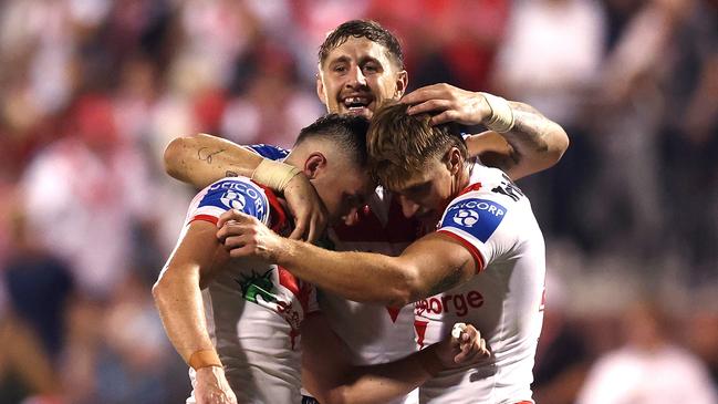 Zac Lomax has finally got his way, with the Dragons star set to join Parramatta in 2025 on a four-year deal. Picture: Mark Metcalfe/Getty Images