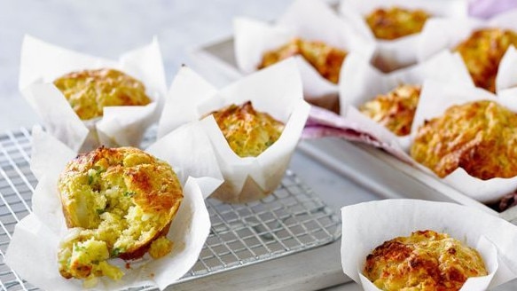 Cauliflower cheese muffins.