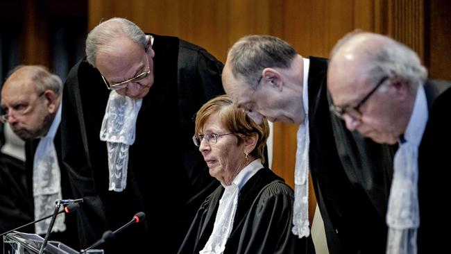 The court did not order a ceasefire to the war in Gaza, but ruled Israel must prevent acts that could incite or lead to genocide. Picture: AFP