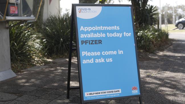 A Byron Bay vaccination clinic was opened at the Byron Bay Surf Life Saving Club on October 8. Picture: Liana Boss